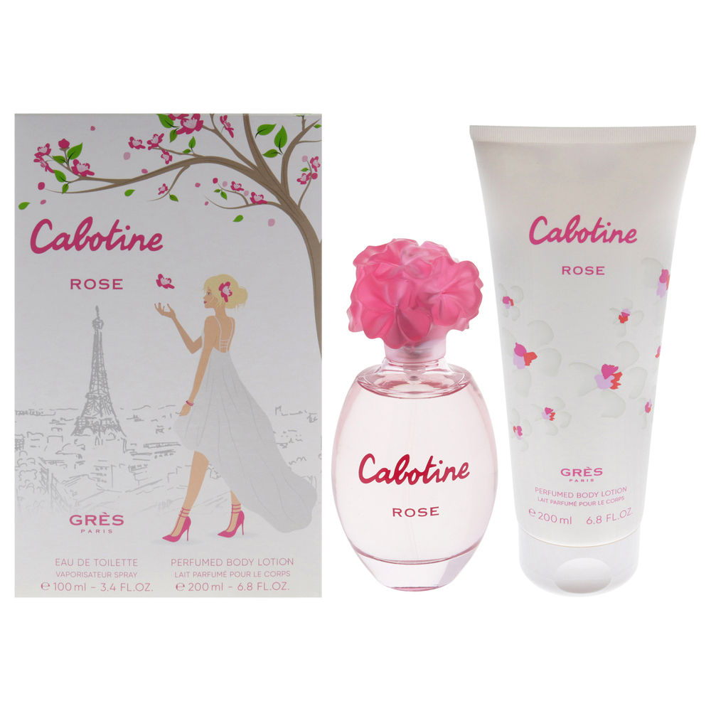 Cabotine Rose by Parfums Gres for Women - 2 Pc Gift Set